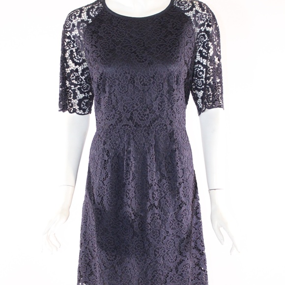 Madewell Dresses & Skirts - Madewell Magnolia Dress Navy Blue Size 12